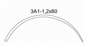 Игла хирургическая 3А1-1,2х60