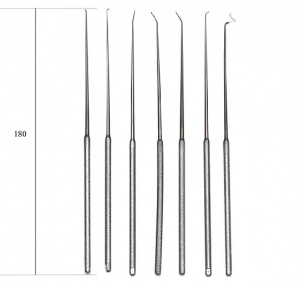 Крючки микрохирургические сосудистые, комплект 7 штук